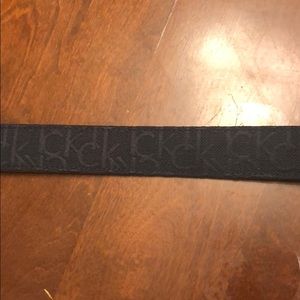 Dark blue and black CK belt